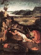 BOSCH, Hieronymus St Jerome in Prayer gfjgh Spain oil painting artist
